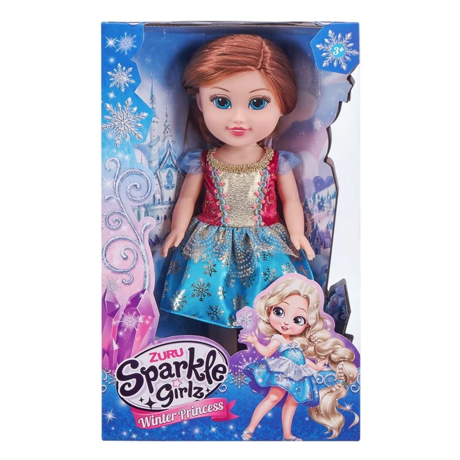 Zuru Sparkle Girlz - Modepuppe - Winterprinzessin - Blau 4 Zuru Sparkle Girlz - Modepuppe - Winterprinzessin - Blau – Bild 2