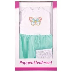 Besttoy - Puppenkleidung Für Josy - Schmetterling -Spielzeug Verkauf Laden 223065 4016096396442 besttoy laufpuppe kleidung schmetterling mint 03