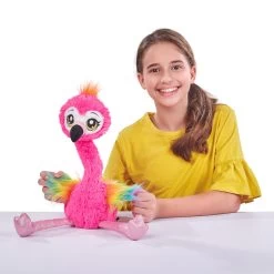 Zuru Pets Alive - Plüsch-Flamingo Frankie -Spielzeug Verkauf Laden 225425 4894680013957 zuru petsalive flamingo frankie 04