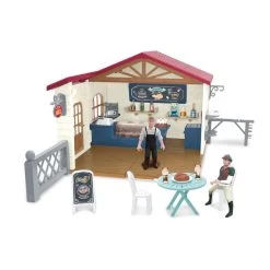 Besttoy - Reitercafe Spielset -Spielzeug Verkauf Laden 227896 4016096406813 besttoy reitercafe haus vorne
