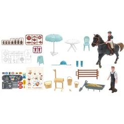 Besttoy - Reitercafe Spielset -Spielzeug Verkauf Laden 227896 4016096406813 besttoy reitercafe inhalt