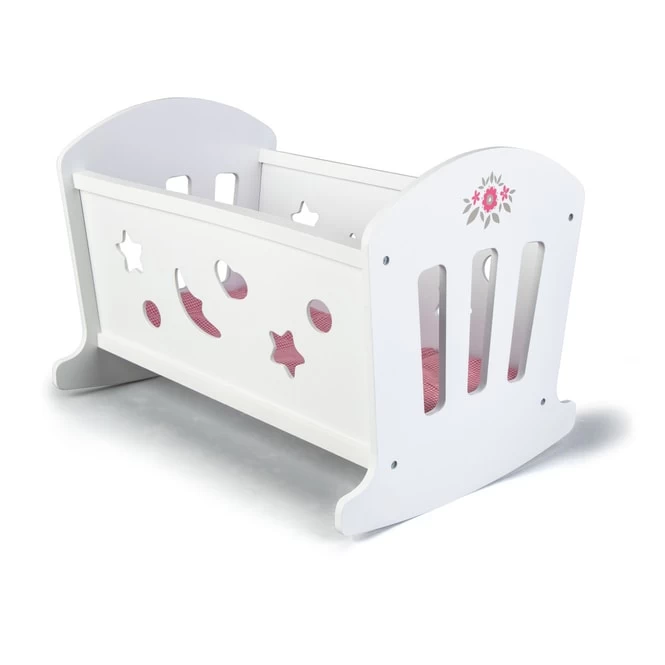 Puppenwiege Aus Holz 4 Puppenwiege Aus Holz – Bild 2