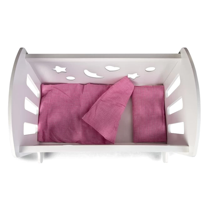 Puppenwiege Aus Holz 3 Puppenwiege Aus Holz