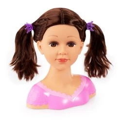 Charlene Super Model - Schmink- Und Frisierkopf - Brünett