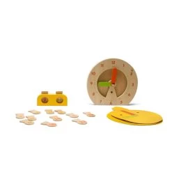 Lernuhr Aus Holz -Spielzeug Verkauf Laden 237042 8717775444077 buitenspeel lernuhr aus holz 01