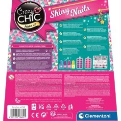 Clementoni Crazy Chic - Fluoreszierende Nägel -Spielzeug Verkauf Laden 237993 8005125186891 crazy chic naegel clementoni 03