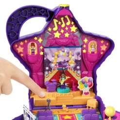 MATTEL Polly Pocket - Talent Show-Schatulle Mit Shani-Figur -Spielzeug Verkauf Laden 240624 194735057030 pollyville talentshow spielset 02