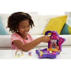 MATTEL Polly Pocket - Talent Show-Schatulle Mit Shani-Figur -Spielzeug Verkauf Laden 240624 194735057030 pollyville talentshow spielset 04