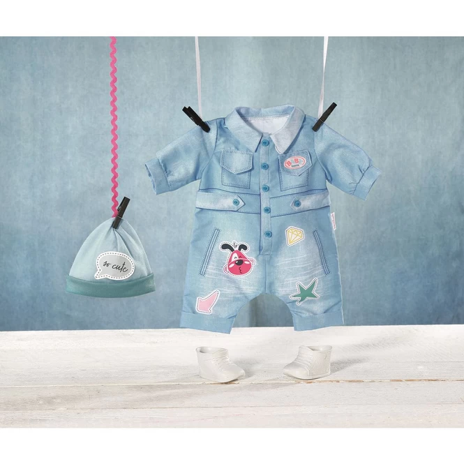 Zapf Creation BABY Born - Deluxe Jeans Overall - 43 Cm 5 Zapf Creation BABY Born - Deluxe Jeans Overall - 43 Cm – Bild 3