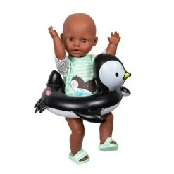 Puppen Schwimmset - Pinguin - Größe 35 - 45 Cm -Spielzeug Verkauf Laden 242284 4001949100116 heless puppen schwimmset pinguin 03