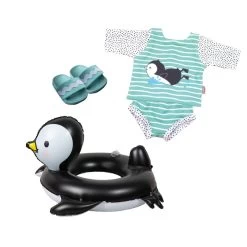 Puppen Schwimmset - Pinguin - Größe 35 - 45 Cm -Spielzeug Verkauf Laden 242284 4001949100116 heless puppen schwimmset pinguin 11