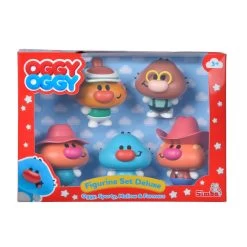 SIMBA TOYs Oggy Oggy - 5er Figurenset - Oggy, Sporty, Mallow & 2 Farmer