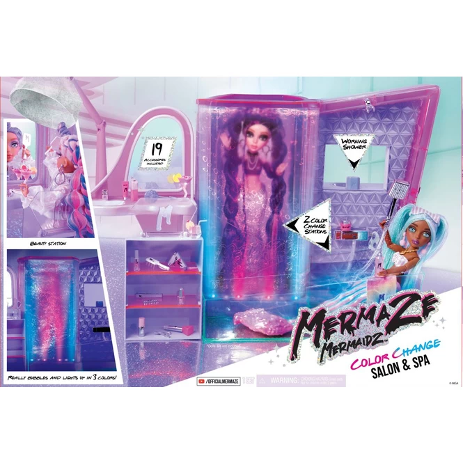 MGA Mermaze Mermaidz - Color Change - Salon & Spa 4 MGA Mermaze Mermaidz - Color Change - Salon & Spa – Bild 2