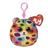 TY Schlüsselanhänger - Squish A Boo - Leopard Giselle - Ca. 8,5 Cm