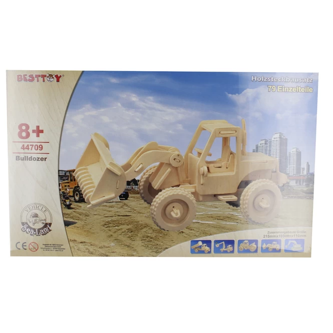 Besttoy - Holz-Modellbau - Bulldozer 3 Besttoy - Holz-Modellbau - Bulldozer