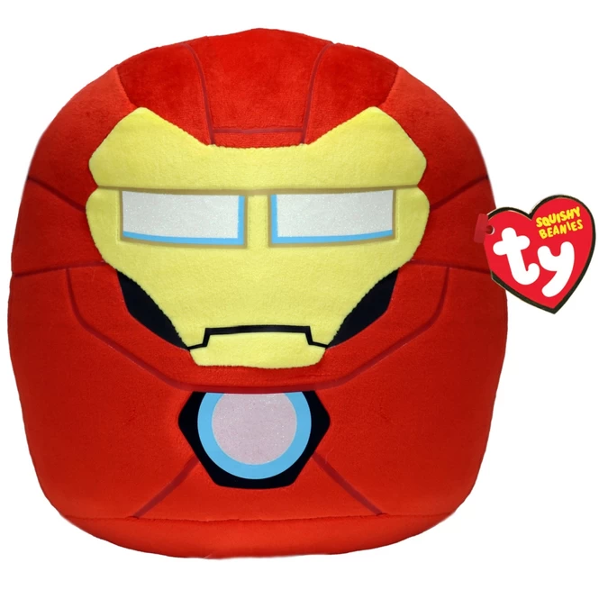 Marvel - Ty Squishy Beanies - Plüsch Kissen Iron Man - Ca. 31 Cm 3 Marvel - Ty Squishy Beanies - Plüsch Kissen Iron Man - Ca. 31 Cm