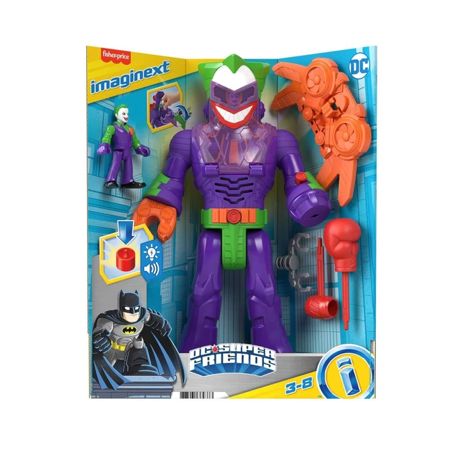 Fisher Price Imaginext - DC Super Friends - Joker Im Lachroboter 3 Fisher Price Imaginext - DC Super Friends - Joker Im Lachroboter