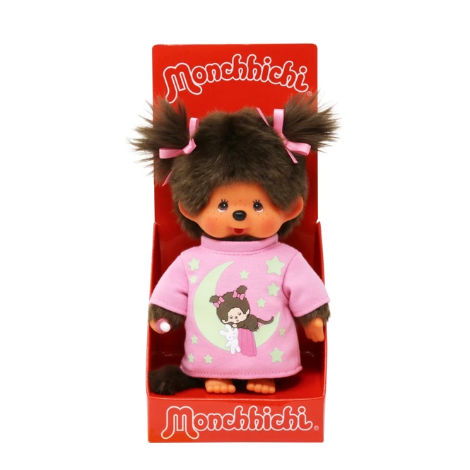 Monchhichi - Glow In The Dark - Girl - Ca. 20 Cm 5 Monchhichi - Glow In The Dark - Girl - Ca. 20 Cm – Bild 3