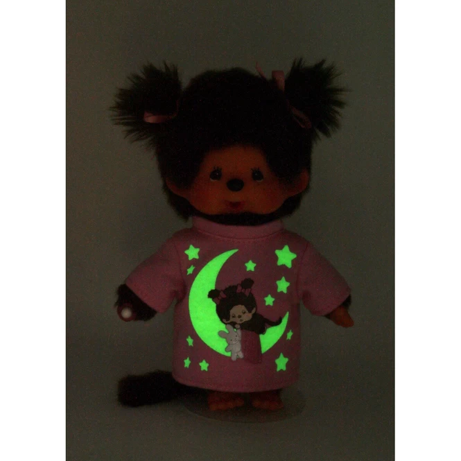 Monchhichi - Glow In The Dark - Girl - Ca. 20 Cm 4 Monchhichi - Glow In The Dark - Girl - Ca. 20 Cm – Bild 2