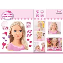 Charlene Super Model - Schmink- Und Frisierkopf - Blond -Spielzeug Verkauf Laden 4003336900880 2014781