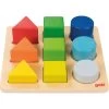 GOKI - Farben - Und Formensortierbrett - 9 Teile -Spielzeug Verkauf Laden 4013594587532 gollnestkiesel sortierbrett aus holz 225073