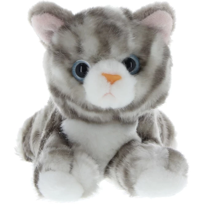 Besttoy - Plüsch-Katze - Grau - Liegend 4 Besttoy - Plüsch-Katze - Grau - Liegend – Bild 2