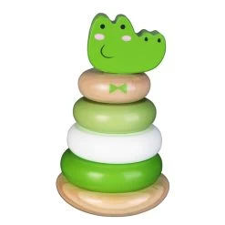 Besttoy - Stapelfigur - Krokodil -Spielzeug Verkauf Laden 4016096386740 holzsteckfigur krokodil 01