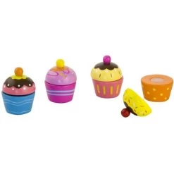 Besttoy - Cupcakes - Aus Holz - 4 Stück