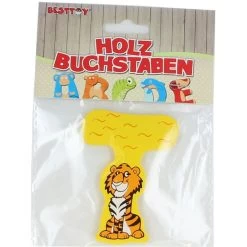 Besttoy - Holzbuchstabe - T - Gelb